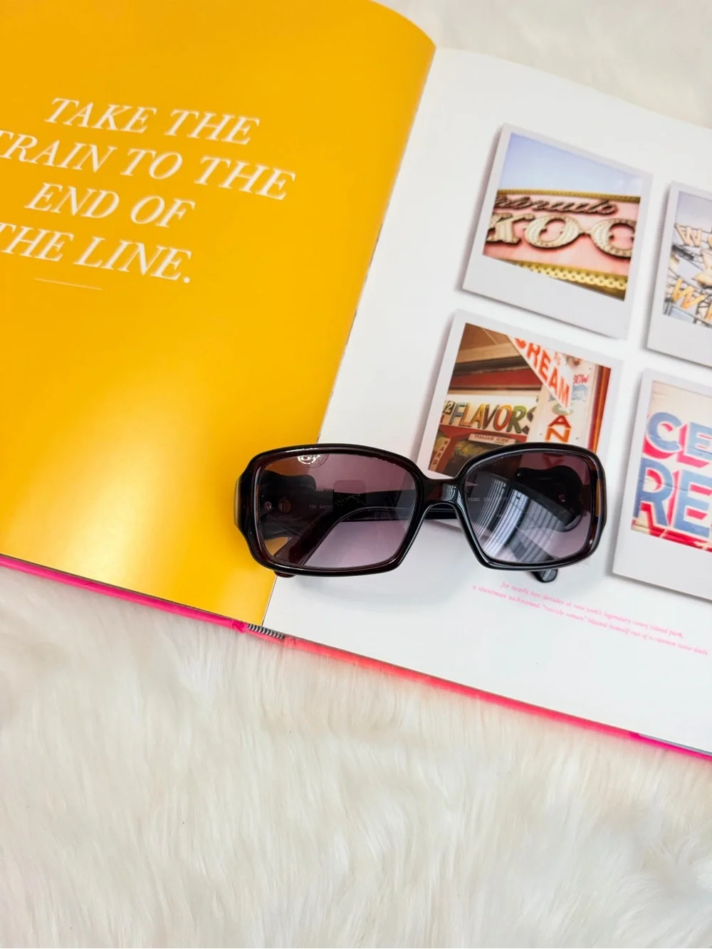 Vintage Fendi Burgundy Gradient Oval Sunglasses with Gold Accents